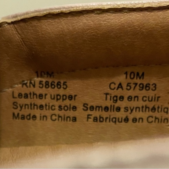 Caslon Perforated Leather Slip On Shoes with Flowers and Pearls Size 10 - Picture 5 of 5